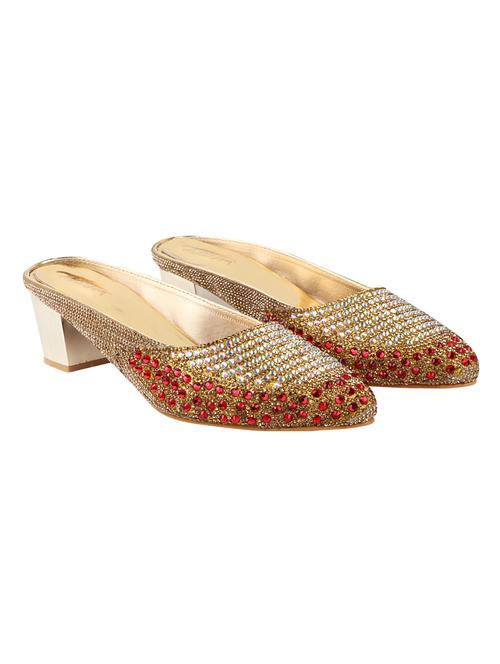 red synthetic slip on ballerina - 18275199 - Very Small Image - 1