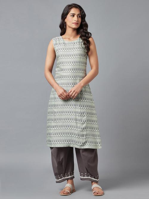 women's straight kurta - 18277860 - Very Small Image - 1