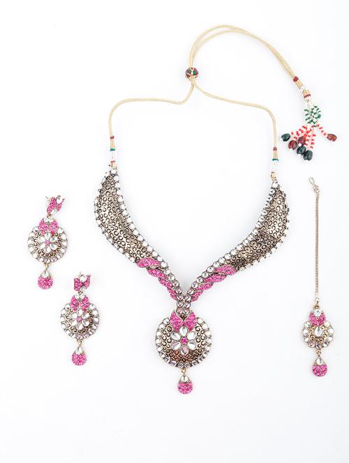 pink metal jewellery - 18278203 - Very Small Image - 1
