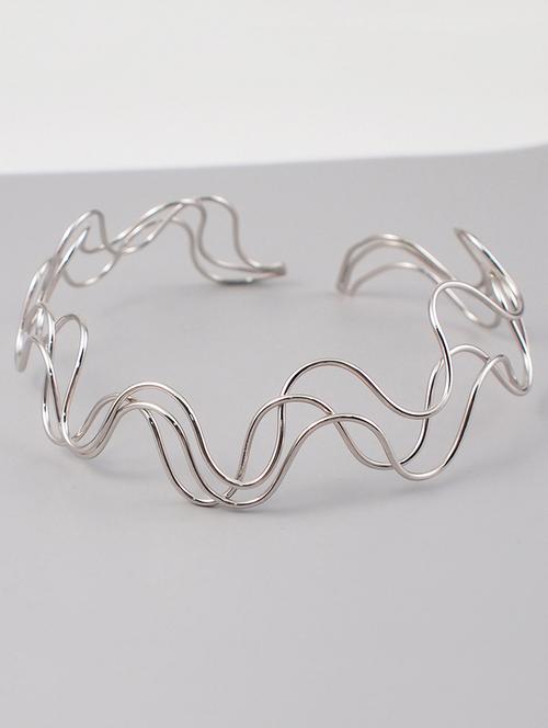 charming silver plated electric love pendant necklace  - 18281025 - Very Small Image - 1