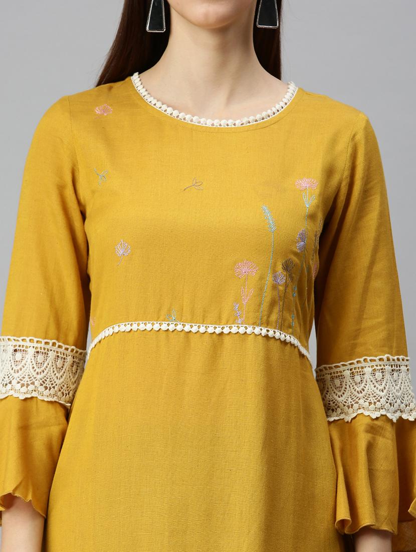 women's straight kurta - 18284947 - Standard Image - 5