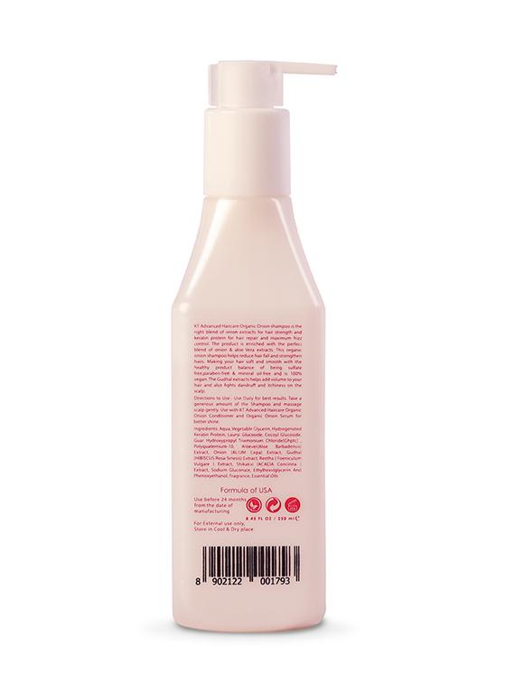 kt advanced haircare organic onion shampoo - 250 ml - 18286331 - Standard Image - 2