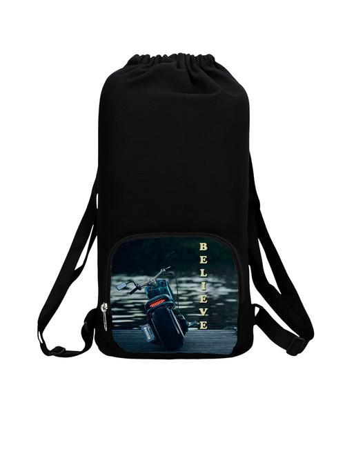 black polyester backpack - 18286698 - Very Small Image - 1