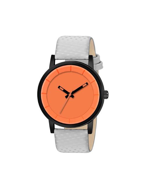 mt-01 orange watch with genuine leather strap for boys - 18289103 - Very Small Image - 1