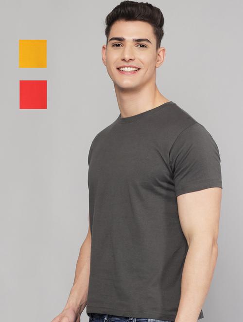 set of 3 solid combos t-shirt - 18289390 - Very Small Image - 1