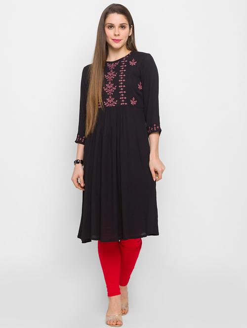women's a-line kurta - 18291546 - Very Small Image - 1
