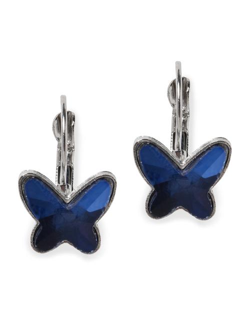 blue metal studs earring - 18291990 - Very Small Image - 1