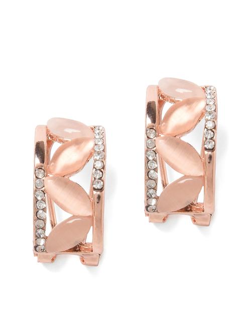 gold metal studs earring - 18291992 - Very Small Image - 1