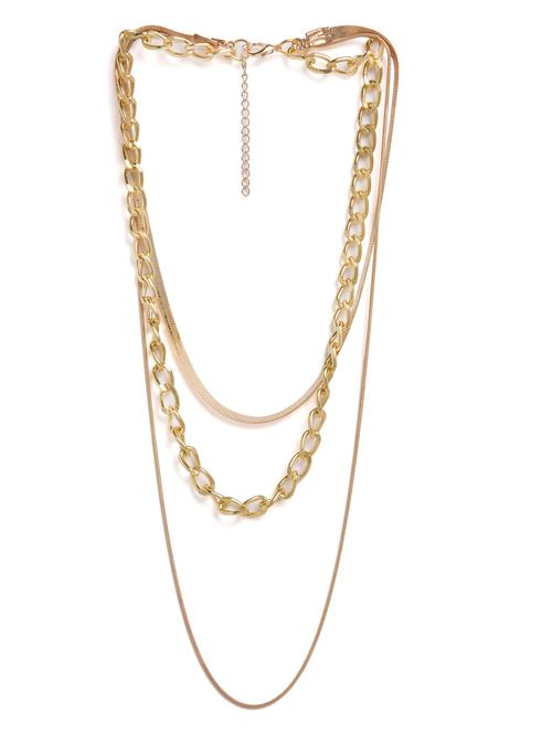 gold metal  necklace - 18292038 - Very Small Image - 1