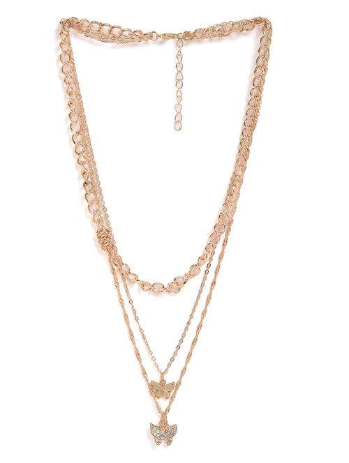 gold metal  necklace - 18292039 - Very Small Image - 1