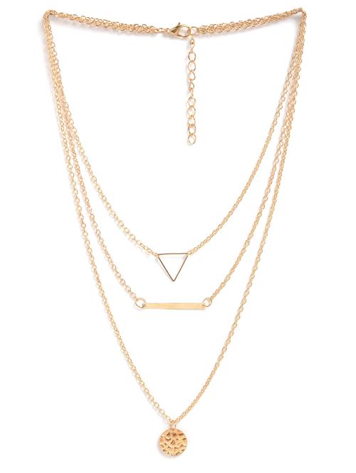 gold metal  necklace - 18292040 - Very Small Image - 1