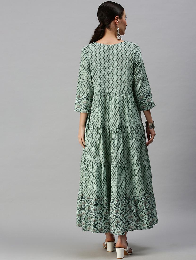 women's tiered kurta - 18292910 - Standard Image - 2