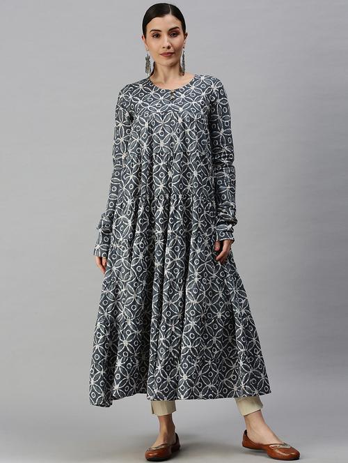 women's tiered kurta - 18292947 - Very Small Image - 1