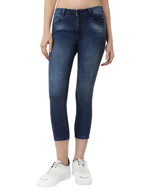mid rise stone washed jean - 18293801 - Very Small Image - 1
