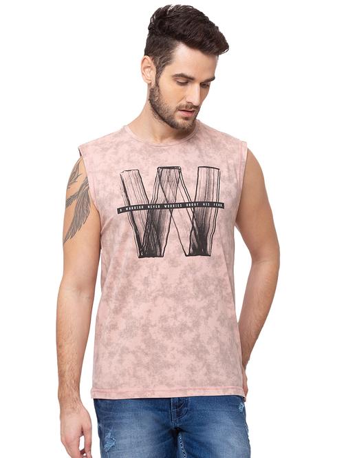 pink chest-printed t-shirt - 18294304 - Very Small Image - 1