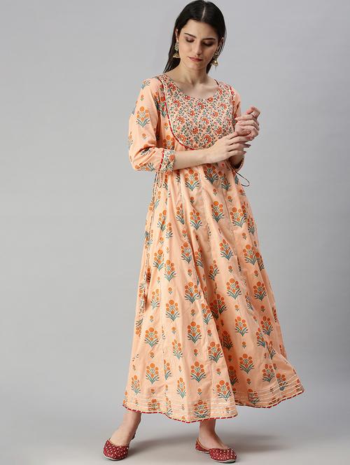 women's flared kurta - 18294603 - Very Small Image - 1
