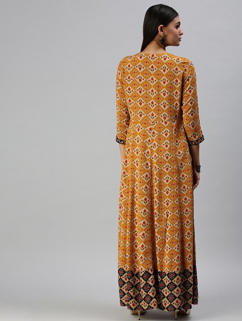 women's flared kurta - 18294659 - Standard Image - 2
