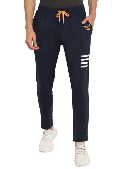 navy blue striped track pant - 18294806 - Very Small Image - 1