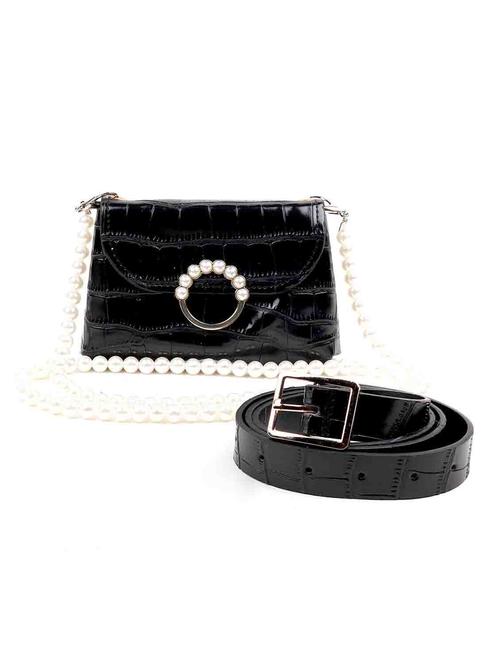 black solid belt bag - 18299583 - Very Small Image - 1