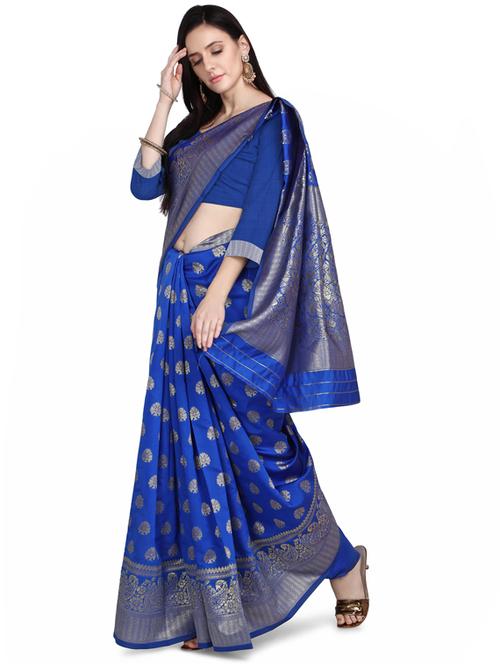 self design woven saree - 18299736 - Very Small Image - 1