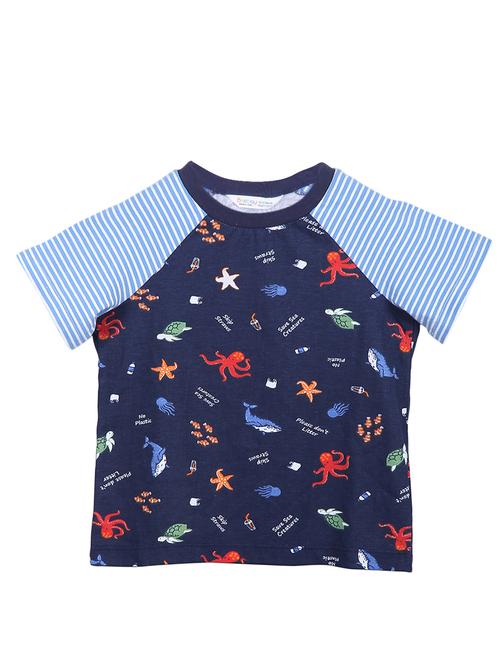 round neck printed t-shirt - 18300029 - Very Small Image - 1