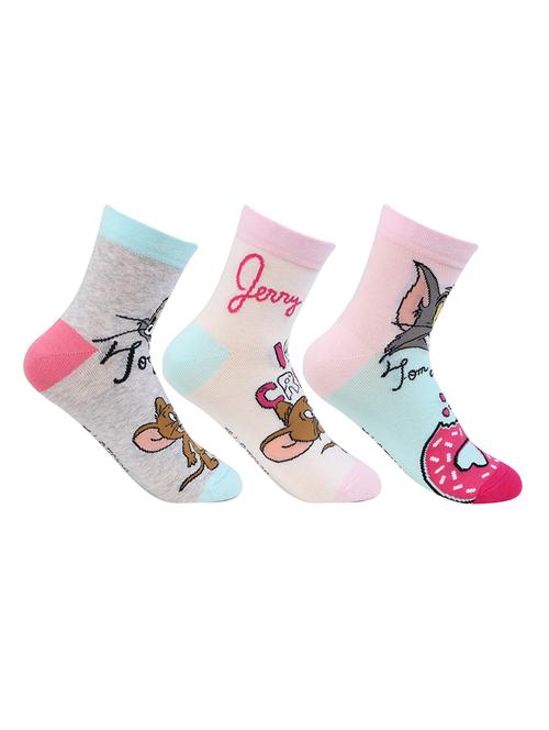 women pack of 3 printed ankle length socks  - 18301255 - Very Small Image - 1