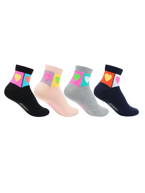 set of 4 multi colored socks - 18301296 - Very Small Image - 1