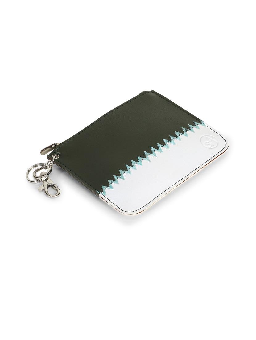 olive color block regular pouch - 18301546 - Zoom Image - 6