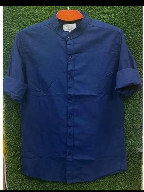 men's casual shirt blue color  - 18301664 - Very Small Image - 1