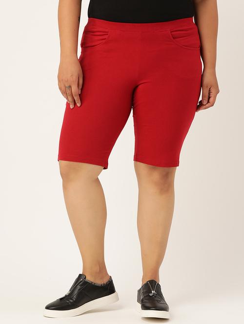 drawstring waist plus short - 18302707 - Very Small Image - 1