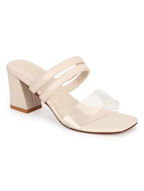 nude pu mules sandals - 18302996 - Very Small Image - 1