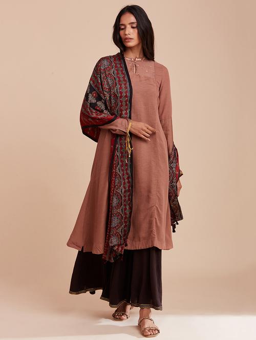 women's flared kurta - 18304584 - Very Small Image - 1