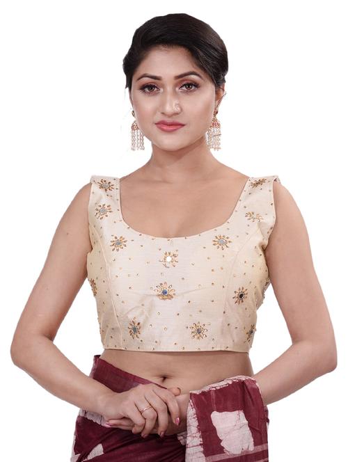 white embellished blouse - 18305118 - Very Small Image - 1