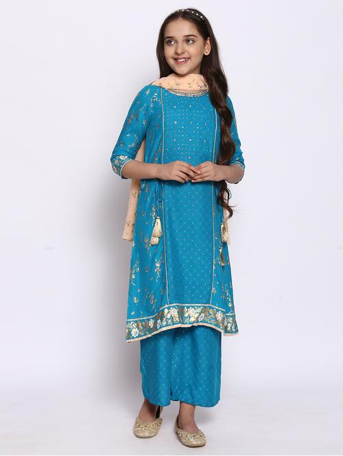 blue printed suit set  - 18305460 - Very Small Image - 1