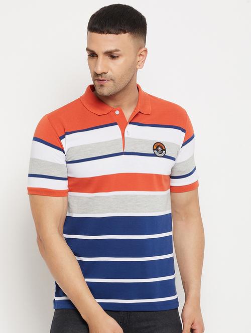 men's striped polo t-shirt - 18305684 - Very Small Image - 1