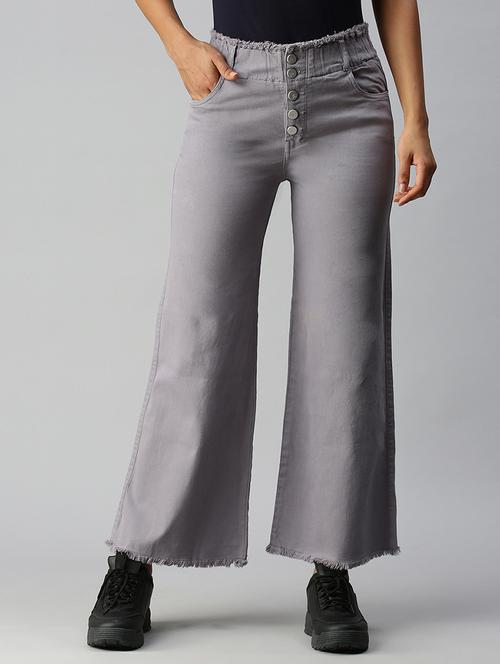 mid rise stone wash denim jean - 18306552 - Very Small Image - 1