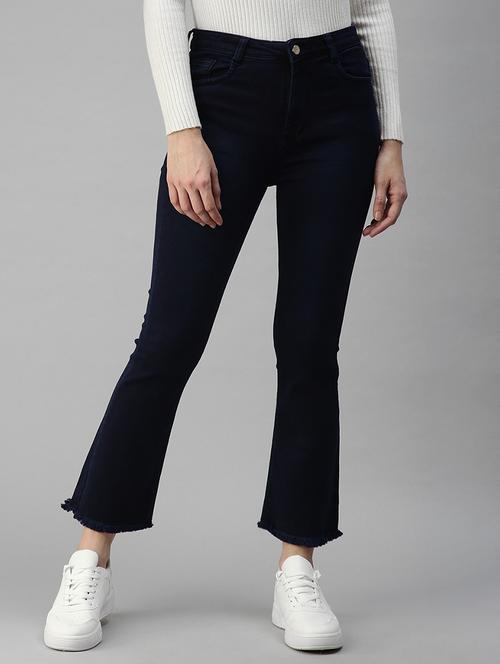 mid rise stone wash denim jean - 18306558 - Very Small Image - 1