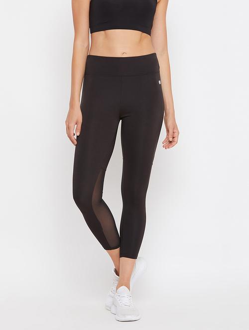 High Rise Solid Yoga Pants Track Pant - 18307452 - Very Small Image - 1