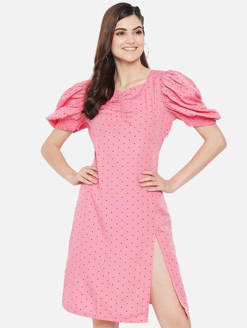 women's  polka dots dress - 18307973 - Very Small Image - 1