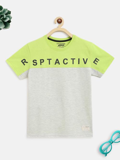green printed t-shirt - 18309146 - Very Small Image - 1