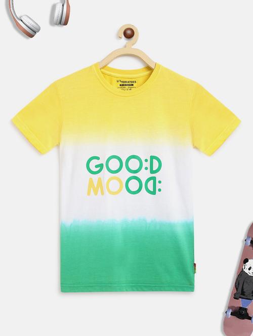 yellow printed t-shirt - 18309147 - Very Small Image - 1