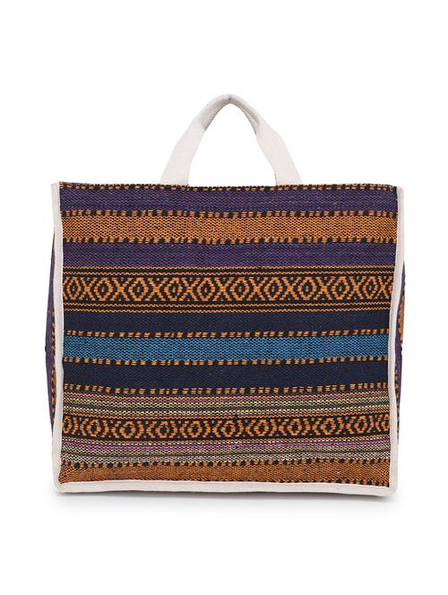 multi colored striped regular handbag - 18310305 - Very Small Image - 1