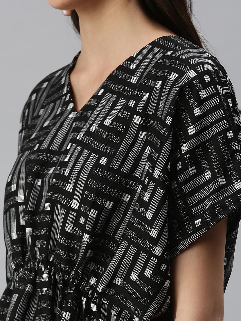 women's peplum v neck top - 18310550 - Standard Image - 5