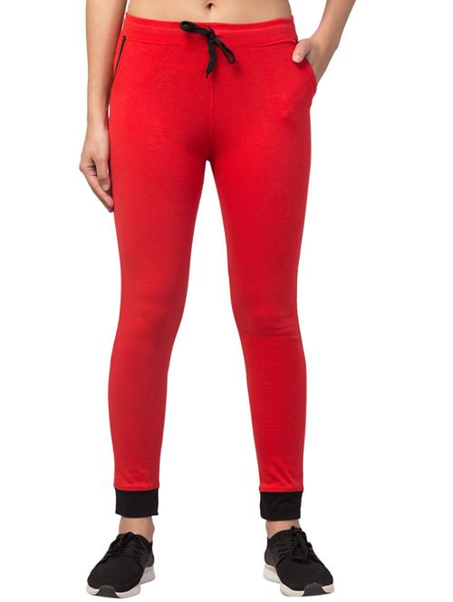 drawstring waist solid track pant - 18310670 - Very Small Image - 1