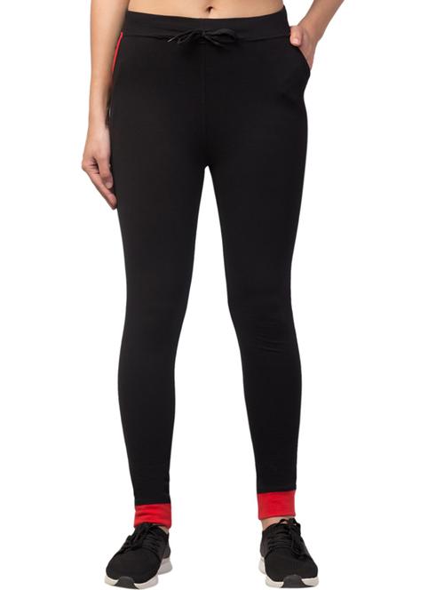 drawstring waist solid track pant - 18310683 - Very Small Image - 1