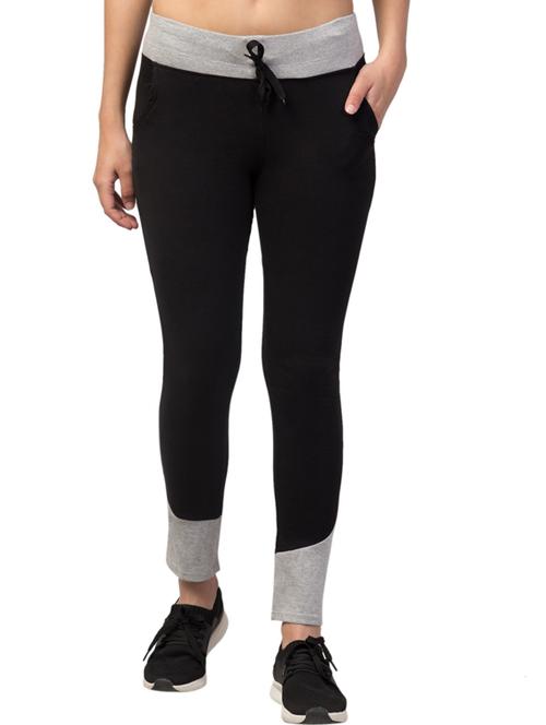 Drawstring Waist Solid Track Pant - 18310688 - Very Small Image - 1