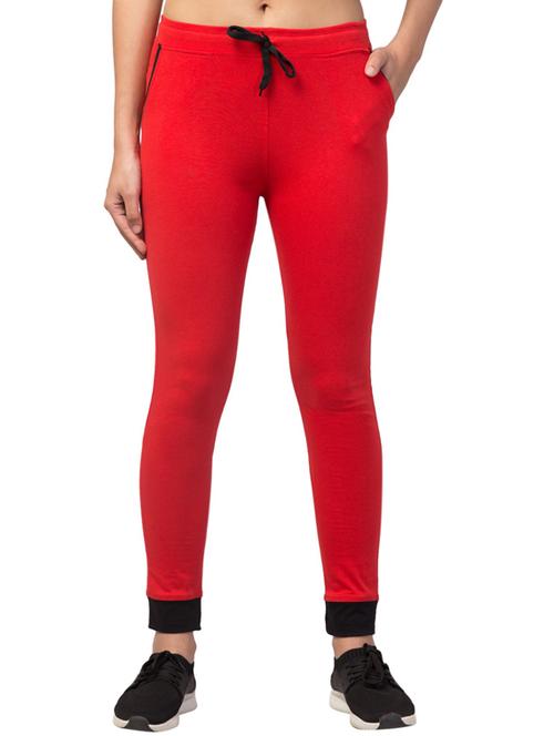 drawstring waist solid track pant - 18310696 - Very Small Image - 1