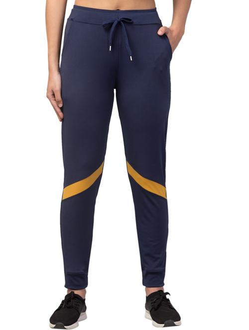 drawstring waist solid track pant - 18310834 - Very Small Image - 1