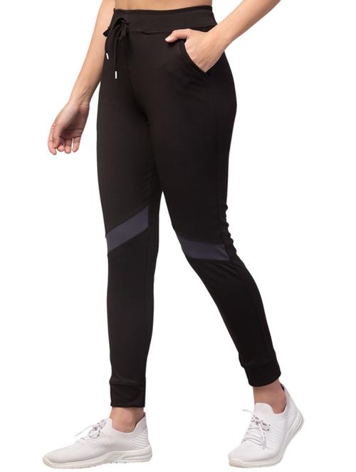 drawstring waist solid track pant - 18310843 - Very Small Image - 1
