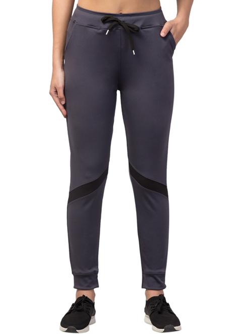 Drawstring Waist Solid Track Pant - 18310844 - Very Small Image - 1